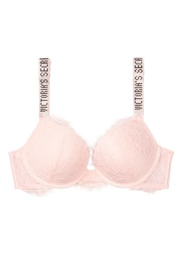 Victoria's secret pink everywhere Super push up bra size 40B VS Shine  Straps