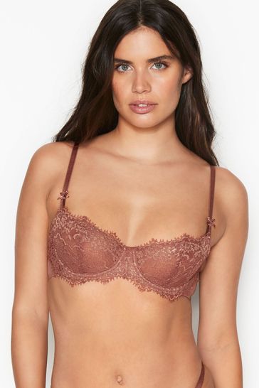 Buy Victoria's Secret Vintage Rose Lace Plunge Unlined Bra from Next Latvia