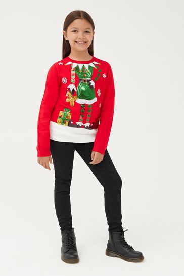 Elf jumper kids sales