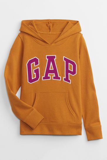 Orange hot sale gap hoodie