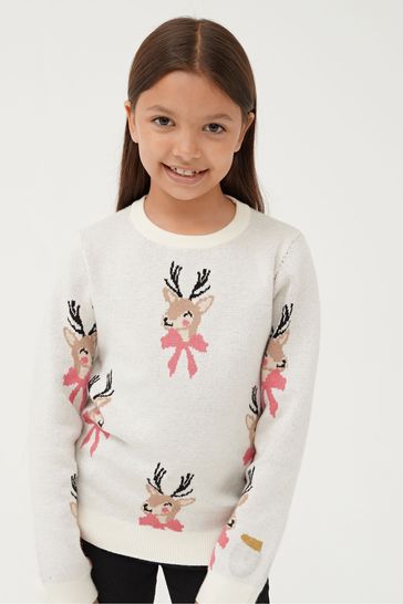 Cream christmas jumper online
