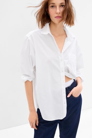 Gap white dress store shirt