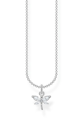 Thomas Sabo Silver Charming Collection Magic Garden Dragonfly Pendant Necklace