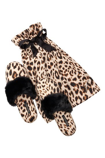 Signature hot sale satin slippers