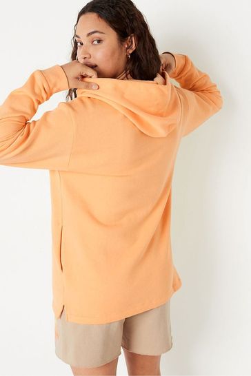 Light best sale orange hoodie