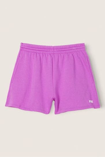 Buy Victoria s Secret PINK House Party Purple Fleece Short from