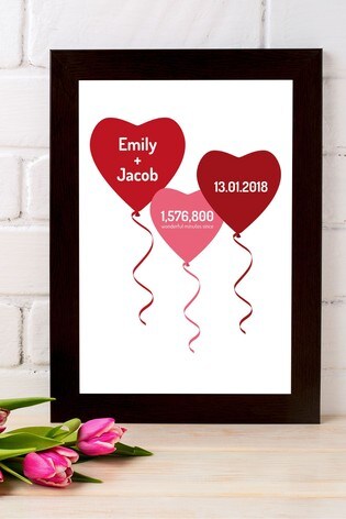 Personalised Special Date And Time Framed Print by Instajunction