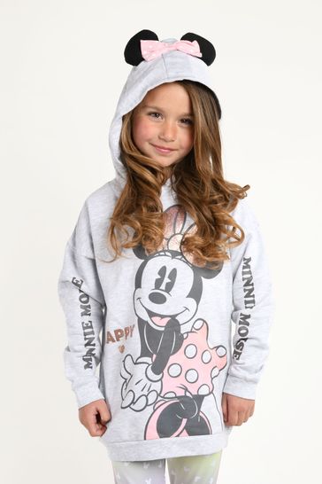 Brand Threads Grey Disney Minnie Mouse Hoodie