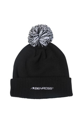 Benross Black Pro Shell X Knit Bobble Hat