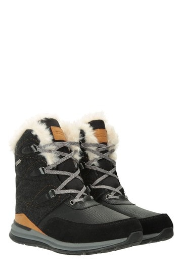 Mountain Warehouse Brown Brown Ice Crystal Womens Waterproof Snow Walking Boots