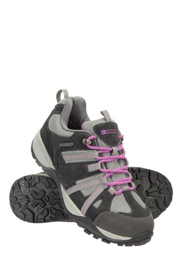Mountain Warehouse Grey Grey Direction II Womens Wide-Fit Waterproof Shoes