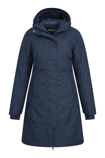 Polar hybrid womens store long down jacket