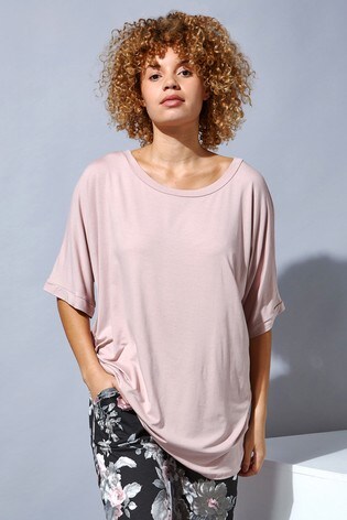 Roman Light Pink Short Sleeve Lounge T-Shirt