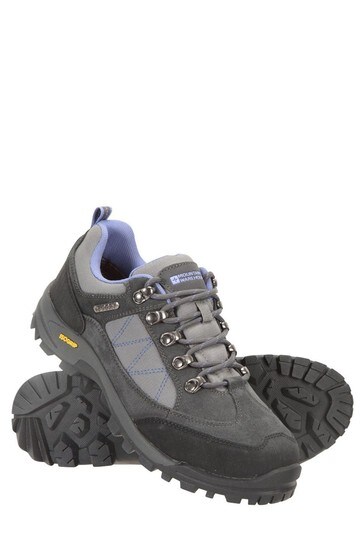Mountain Warehouse Grey Grey Storm Waterproof Womens Isogrip Shoes