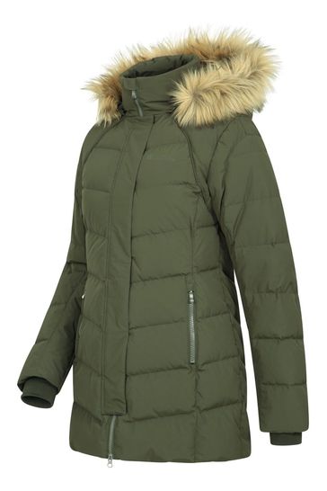Warehouse green coat online