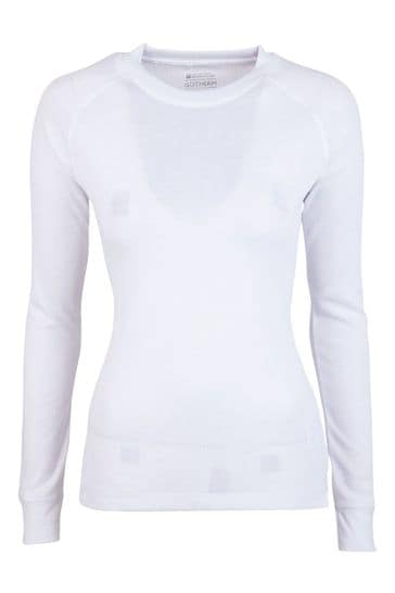 Mountain Warehouse White Talus Womens Long Sleeved Thermal Top