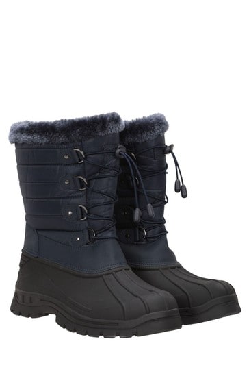 Mountain Warehouse Blue Whistler Womens Snow Walking Boots