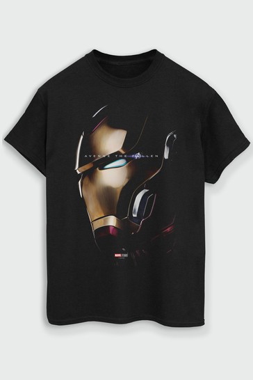 Brands In Black Avengers Endgame Avenge The Fallen Iron Man Men Black T-Shirt