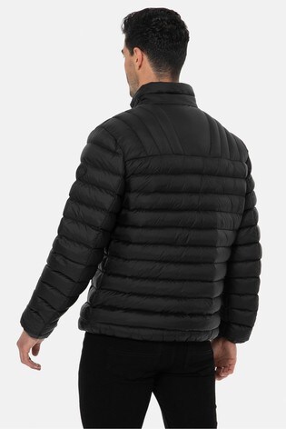 next black quilted jacket