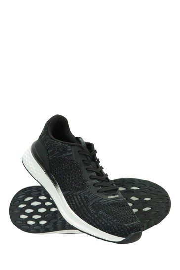 Mountain Warehouse Black Evolution Mens Recycled Mesh Active Shoes
