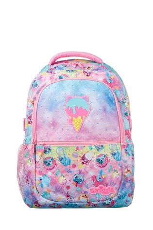 Smiggle Pink Food Galaxy Attach Backpack