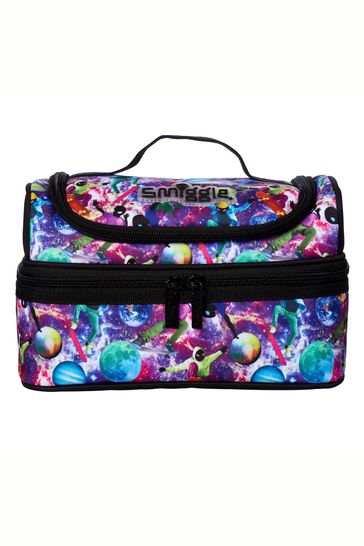 Smiggle Mix Space Galaxy Double Decker Lunchbox
