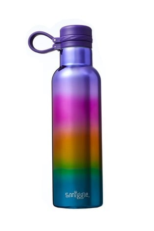 Smiggle Purple Mix Sports Stainless Steel Drink Bottle