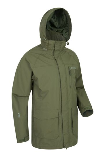 Glacier ii mens cheap long waterproof jacket
