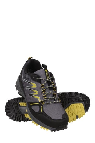 Mountain Warehouse Grey Enhance Mens Waterproof Running Shoes