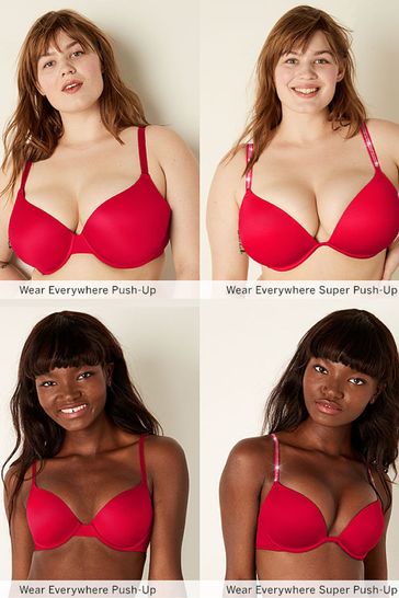 Buy Victoria's Secret PINK Red Pepper Shine Smooth Super Push Up Bra from  Next Finland