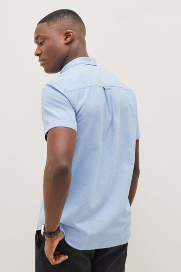 Lyle and scott short sleeve oxford shirt outlet