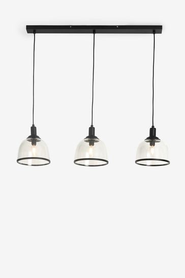 Buy Black Gloucester 3 Light Pendant Ceiling Light from Next Sweden