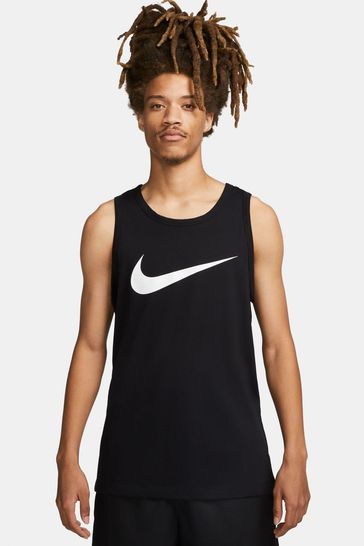 Nike Black Sportswear Graphic Printed Vest