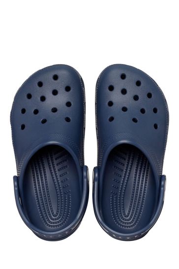 Navy Crocs Classic Kids Unisex Clogs