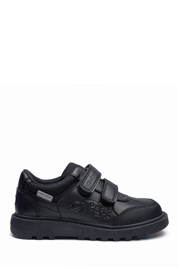 Velcro black shop school shoes