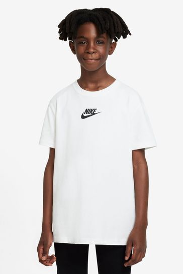 All white online nike t shirt