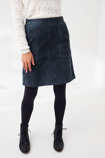Womens suede outlet skirt