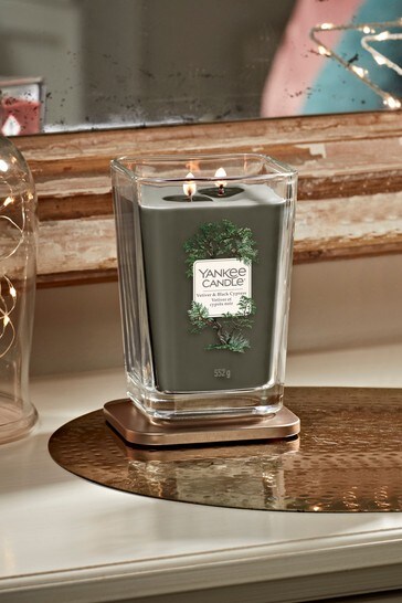 Yankee Candle Green Classic Large Jar Vetiver And Black Cypress Scented Candle