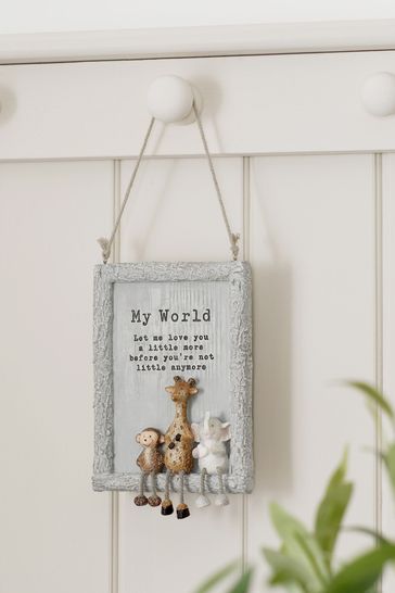 Grey Newborn Hanging Decoration