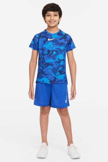 Blue camo nike shirt shop