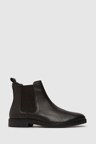 Schuh Dante Leather Chelsea Brown Boots