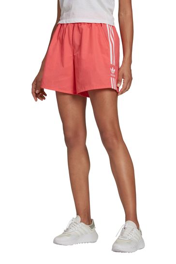 adidas Originals Orange 3 Stripe Shorts
