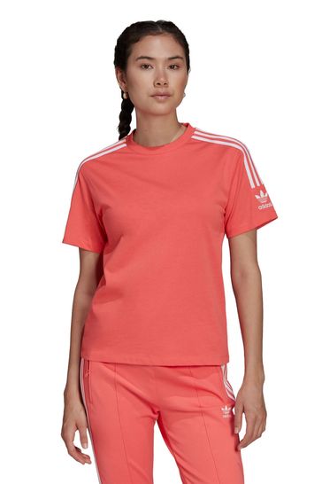 adidas Originals Orange 3 Stripe T-Shirt