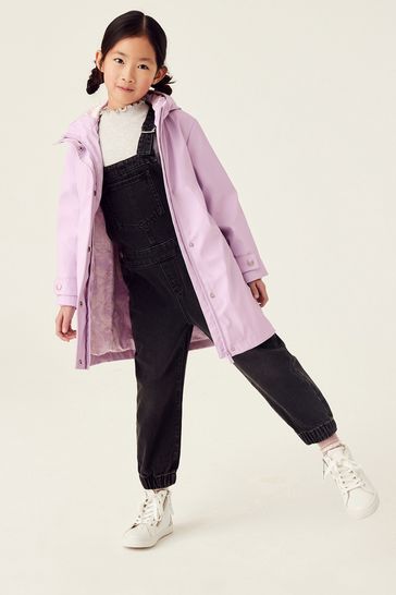 Mint Velvet Lilac Purple Showerproof Raincoat