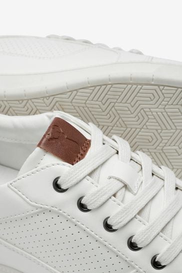White smart casual trainers sale