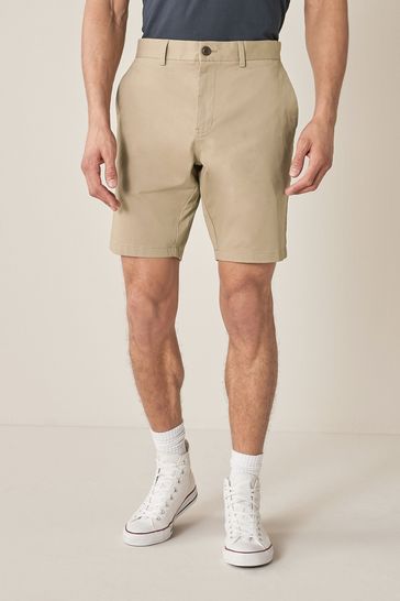 Buy Wheat Slim Stretch Chino Shorts from Next Luxembourg