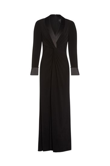 Black tuxedo long dress online
