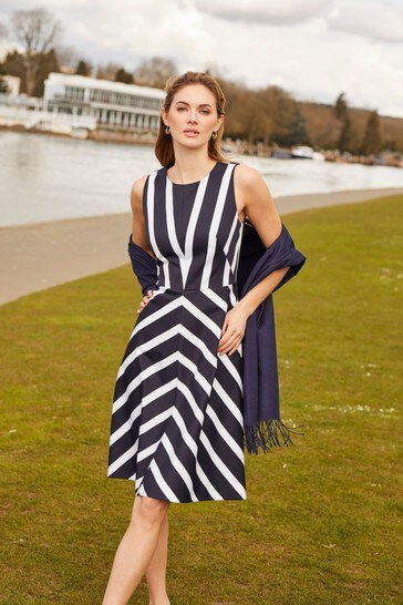 crew clothing striped dress