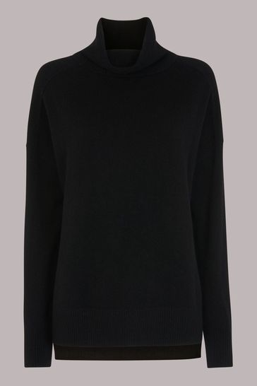 Whistles cashmere deals roll neck