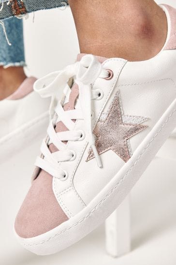 Rose gold trainers next sale